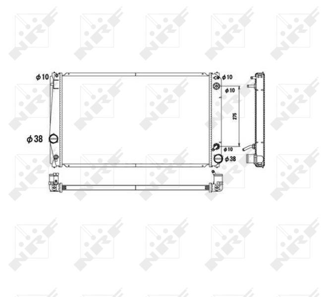 NRF 53590 - Chladič vody -