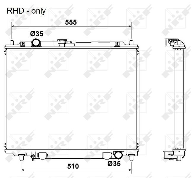 NRF 53666 - Chladič vody -