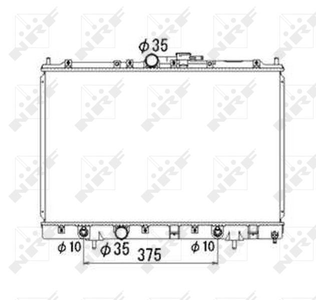 NRF 53686 - Chladič vody -