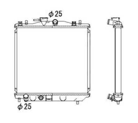 NRF 53701 - Chladič vody -