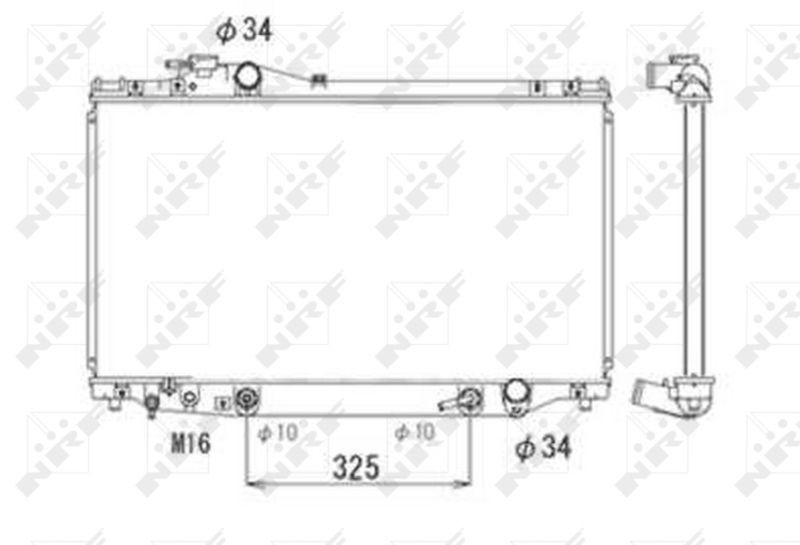 NRF 53710 - Chladič vody -