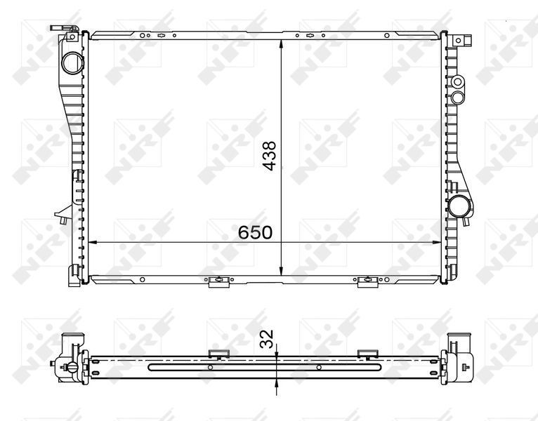 NRF 53722 - Chladič vody -