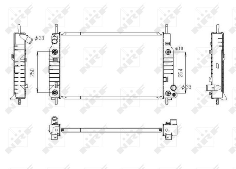 NRF 53748 - Chladič vody -