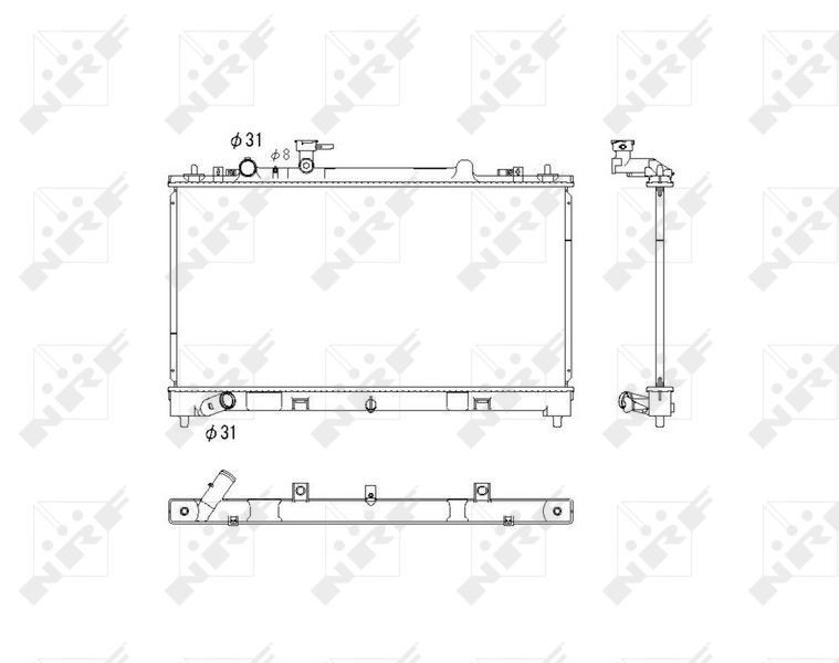 NRF 53752 - Chladič vody -