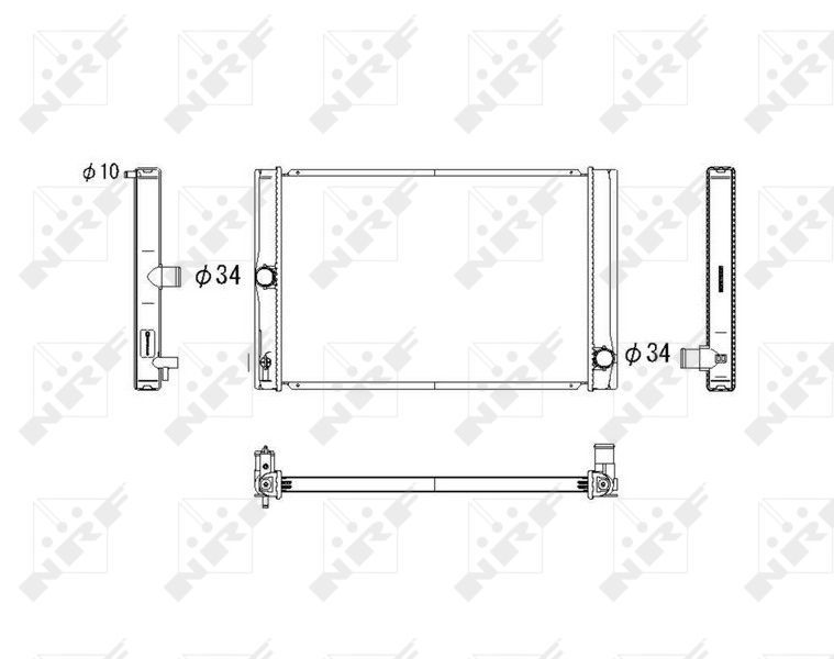 NRF 53764 - Chladič vody -