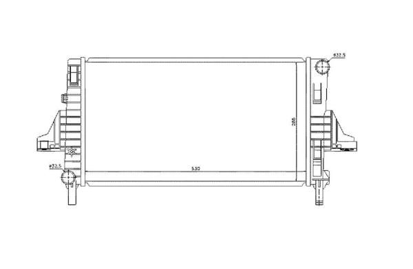 NRF 53803 - Chladič vody -