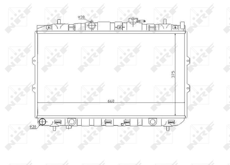 NRF 53819 - Chladič vody -