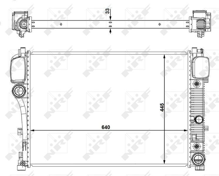 NRF 53839 - Chladič vody -