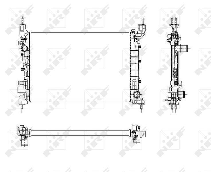 NRF 54504 - Chladič vody -