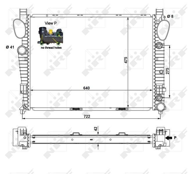 NRF 55325 - Chladič vody -