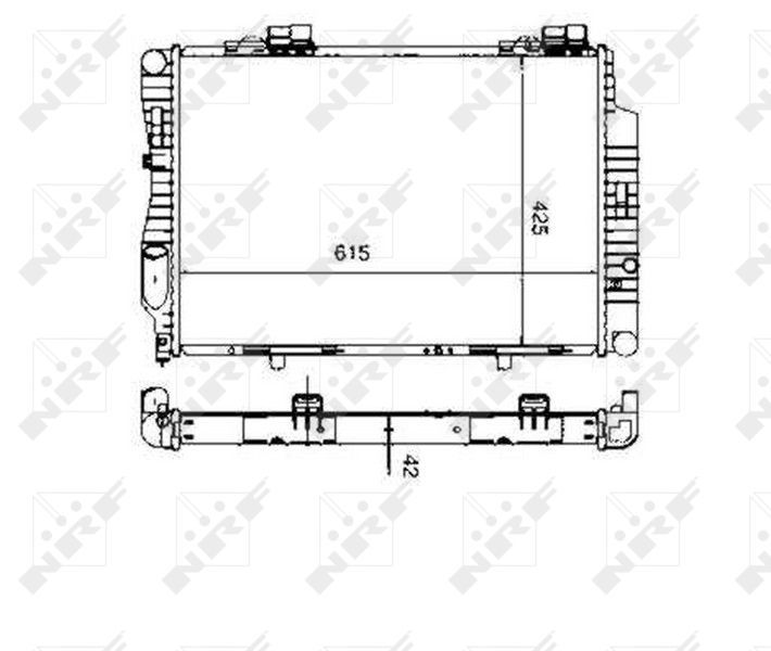 NRF 55333 - Chladič vody -