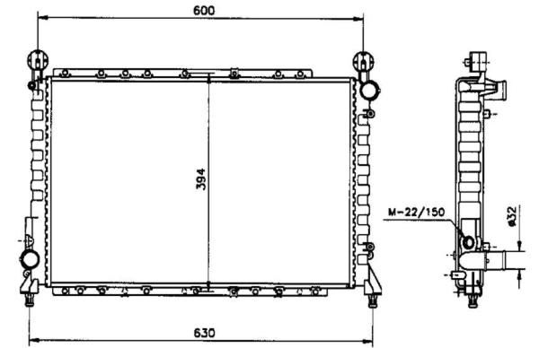NRF 58084 - Chladič vody -