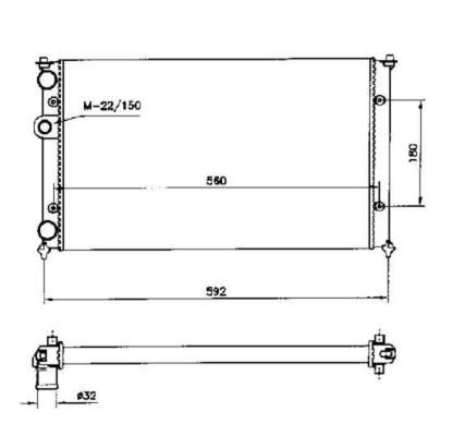 NRF 58197 - Chladič vody -