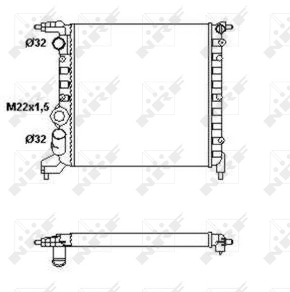 NRF 58783 - Chladič vody -