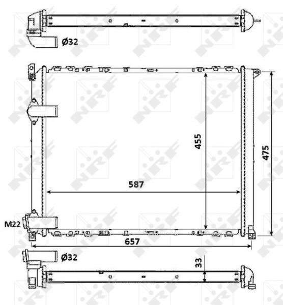 NRF 58849 - Chladič vody -