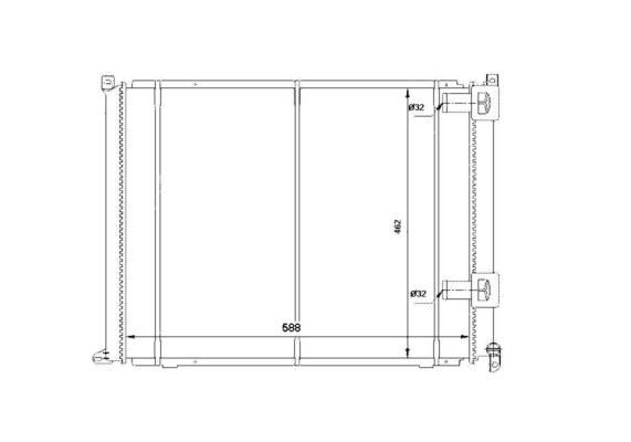 NRF 58898 - Chladič vody -