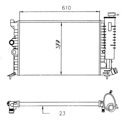 NRF 58916 - Chladič vody -