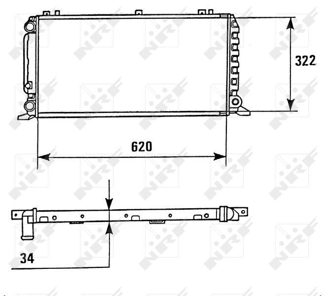 NRF 58928 - Chladič vody -