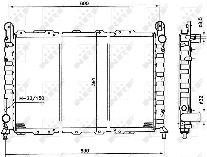 NRF 58996 - Chladič vody -