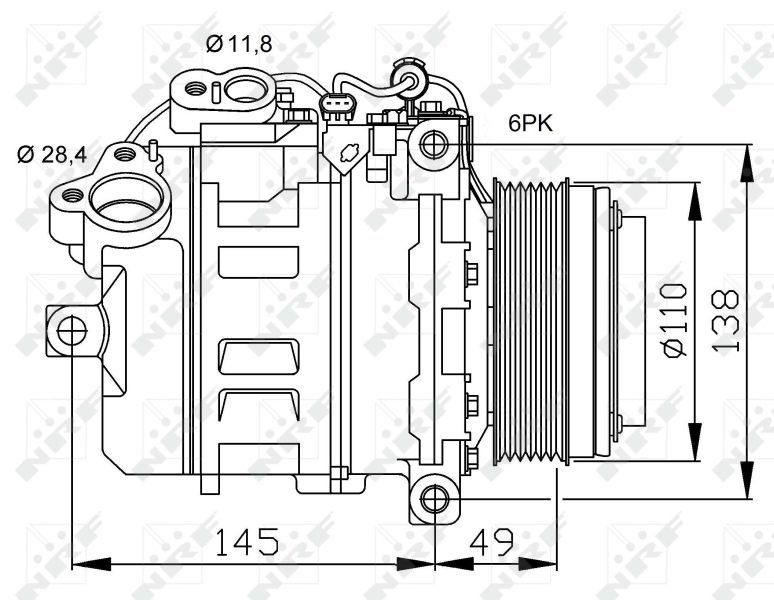 NRF 32533 - Kompresor -