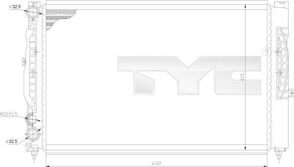 TYC 702-0011 - Chladič vody -