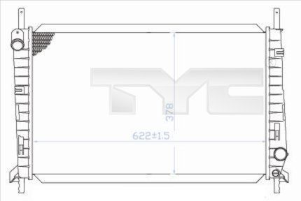 TYC 710-0032 - Chladič vody -