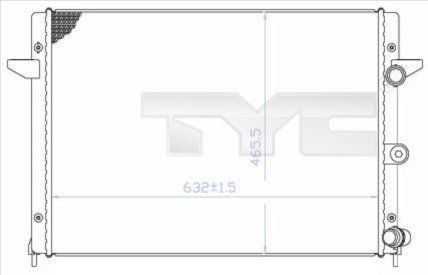 TYC 737-0006 - Chladič vody -