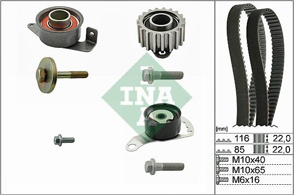 INA 530 0104 10 - Rozvodová sada -
