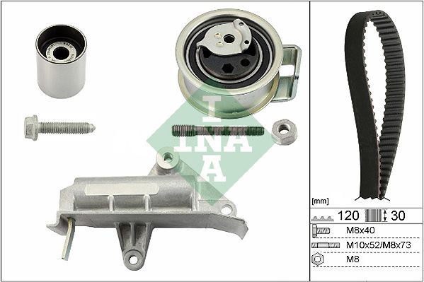 INA 530 0177 10 - Rozvodová sada -