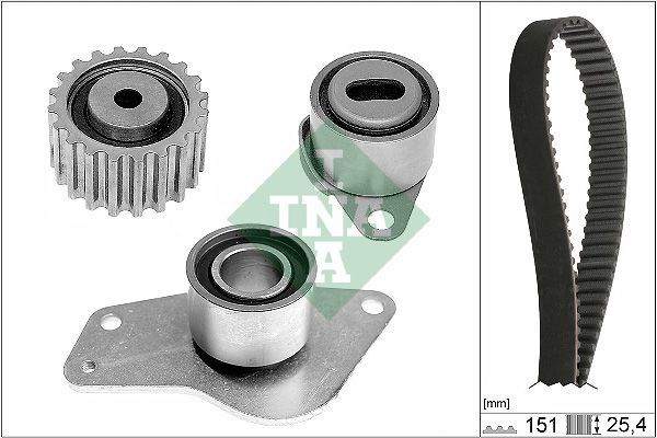 INA 530 0185 10 - Rozvodová sada -