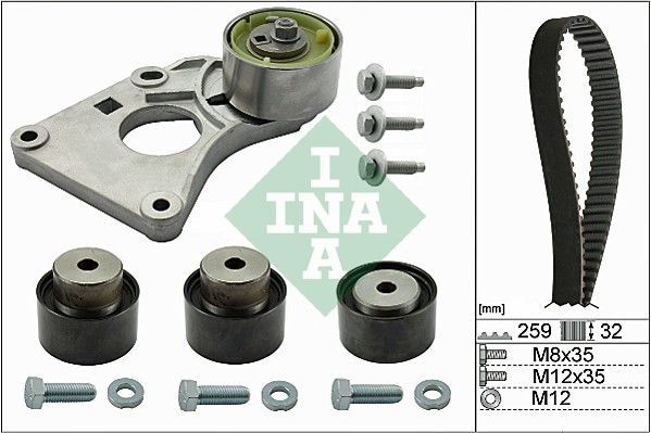 INA 530 0259 10 - Rozvodová sada -