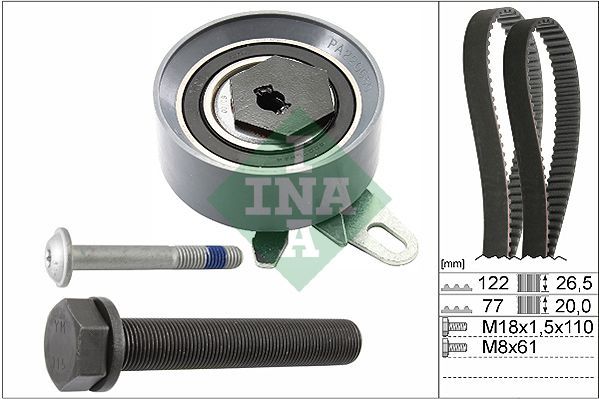 INA 530 0406 10 - Rozvodová sada -
