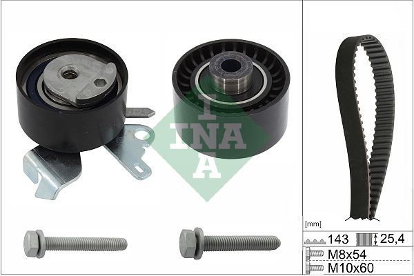 INA 530 0418 10 - Rozvodová sada -