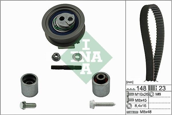 INA 530 0445 10 - Rozvodová sada -