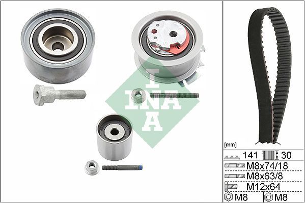 INA 530 0463 10 - Rozvodová sada -