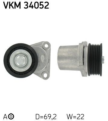 SKF VKM 34052