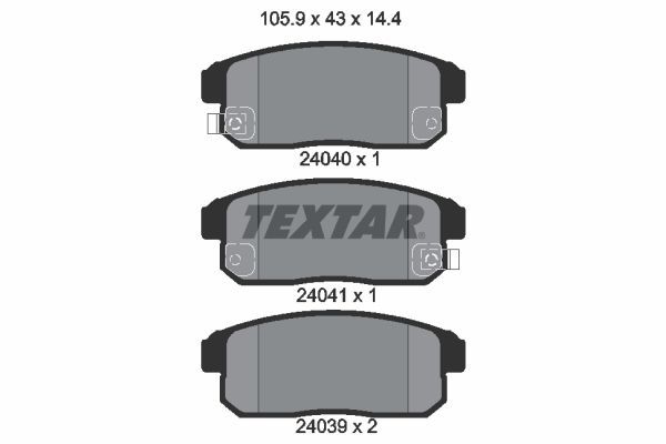 Textar 2404001