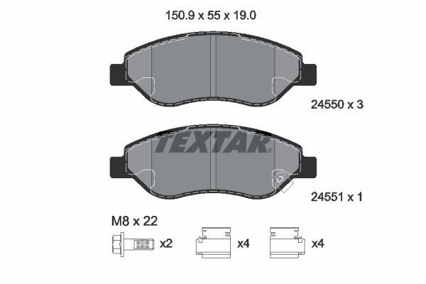 Textar 2455001