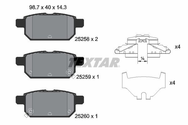 Textar 2525801