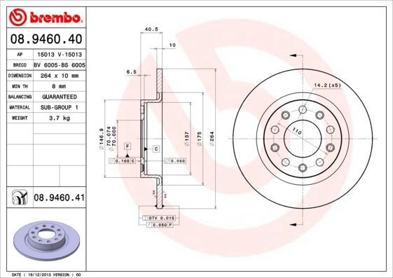 Brembo 08.9460.40