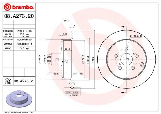 Brembo 08.A273.20