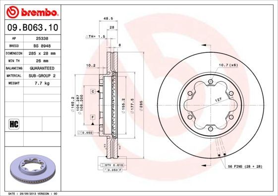 Brembo 09.B063.10