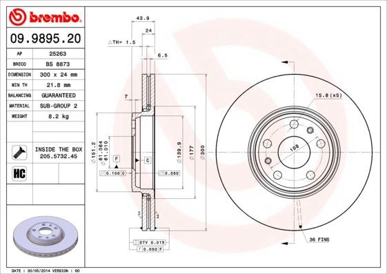 Brembo 09.9895.20