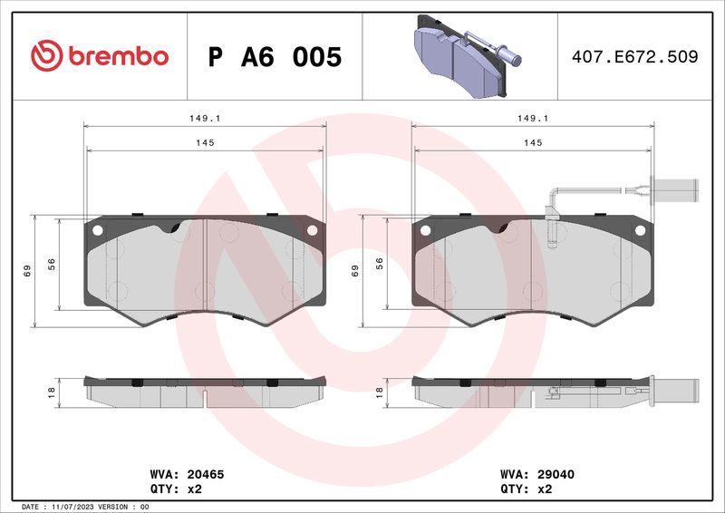 Brembo PA6005