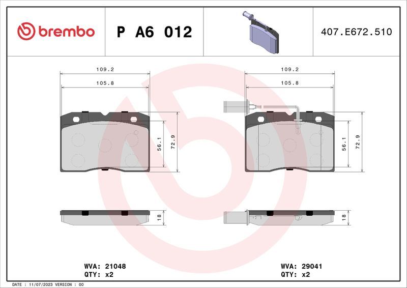 Brembo PA6012