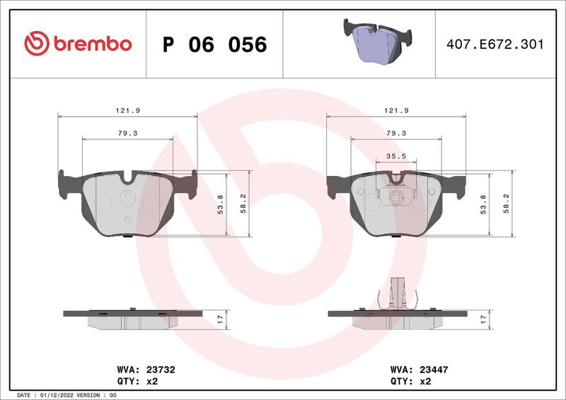 Brembo P06056