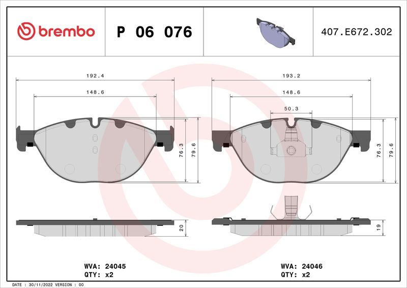 Brembo P06076