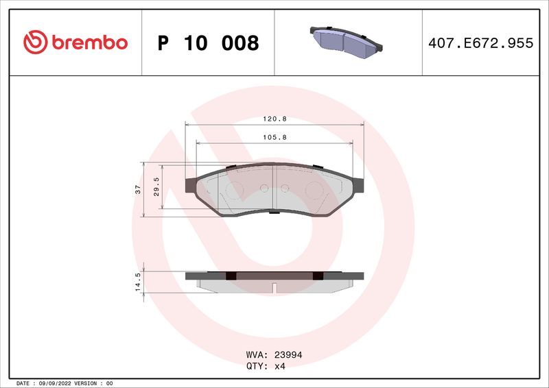 Brembo P10008