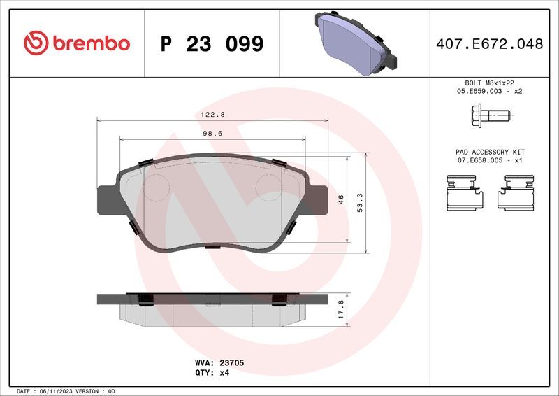 Brembo P23099