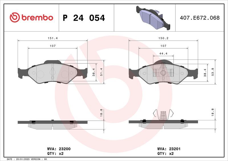 Brembo P24054